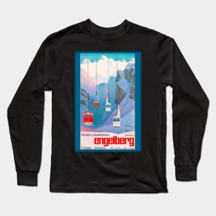 Engelberg, Switzerland,Ski Poster Long Sleeve T-Shirt